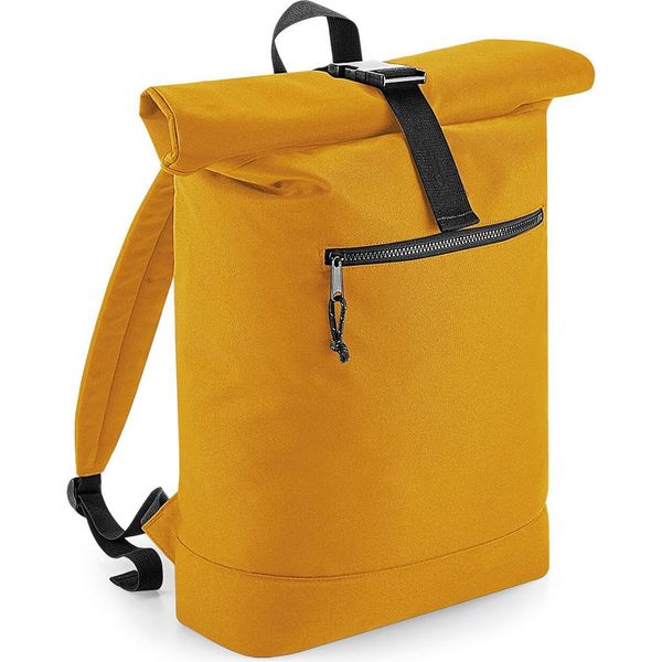 Bagbase BG286 | Zaino Roll-Top Riciclato, 32 X 44 X 13 Cm - Colore: Petrolio - Dimensioni: 32 X 44 X 13 Cm-image