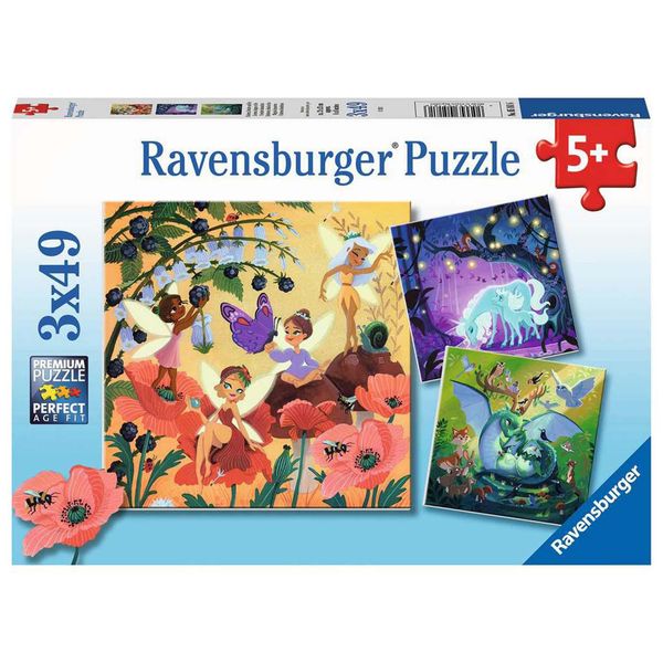 Unicorno, Drago E Fata Ravensburger 05181-image
