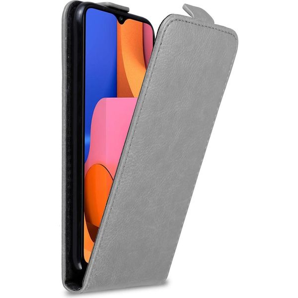 Custodia Cadorabo Per Samsung Galaxy A20S Custodia Protettiva In Grigio Custodia Flip Per Telefono Cellulare Custodia Cover-image