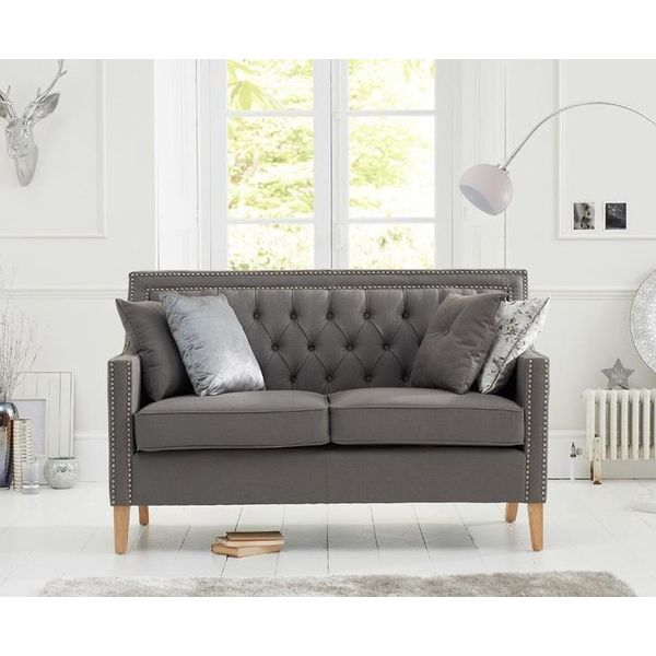 Divano Chesterfield Divano Imbottito Set Divano Imbottito Tessuto 2 Posti Jvmoebel ®-image