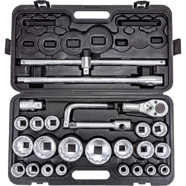 Set Di Chiavi A Bussola Da 3/4" A 12 Tagli, Valigetta Da 26 Pezzi"-image
