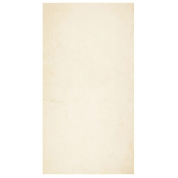 Vidaxl Tappeto Huarte A Pelo Corto Morbido E Lavabile Crema 60X110 Cm-image