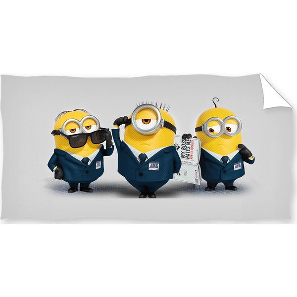 Minions Badetuch Il Mio Capo Mi Odia 70 X 140 Cm-image