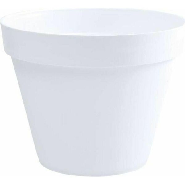 Vaso Da Fiori Rotondo Ø 48 X 40 Cm - 43 L - Bianco-image