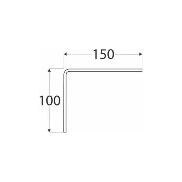 Supporto Semplice 150X100Mm Staffa Per Scaffale Staffa Per Parete Staffa In Legno In Legno-image