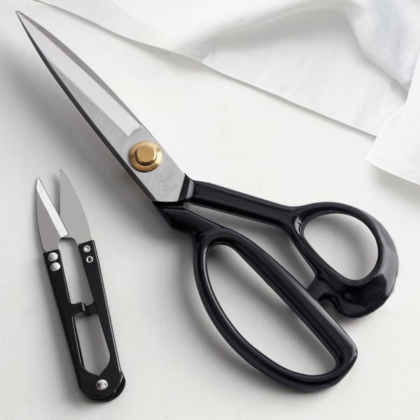 Forbici Per Tessuti Handi Stitch Affilate - Forbici Da Sarto Per Accessori Da Cucito - Forbici Da Cucito Con Tagliafilo - Forbici Professionali Per Tessuti In Acciaio Inox - Forbici Per Tagliare-image