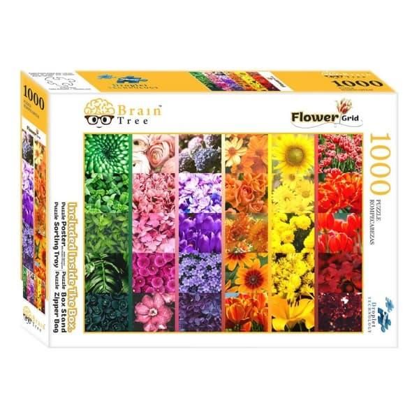 Brain Tree Puzzle Con Fiori 1000 Pezzi-image