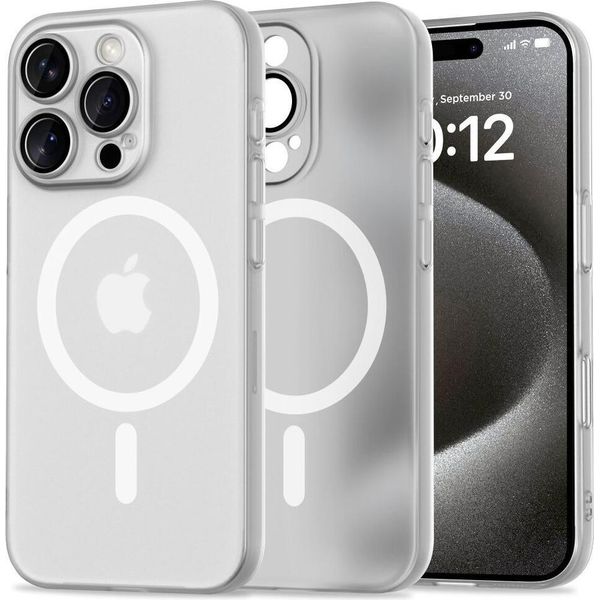Tech-Protect Magslim Magsafe Iphone 16 Pro Opaco/Bianco-image