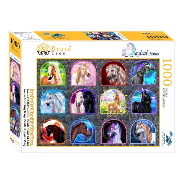 Brain Tree Puzzle Cavalli Magici 1000 Pezzi-image