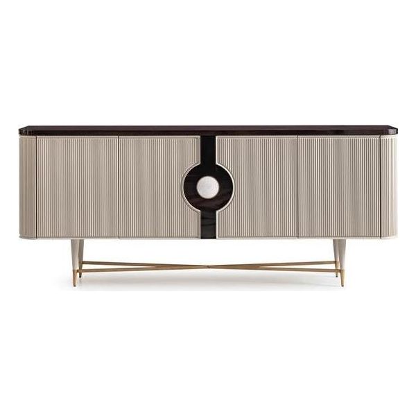 Credenza Credenza Armadio Cassettiera Armadio In Legno Beige Design-image