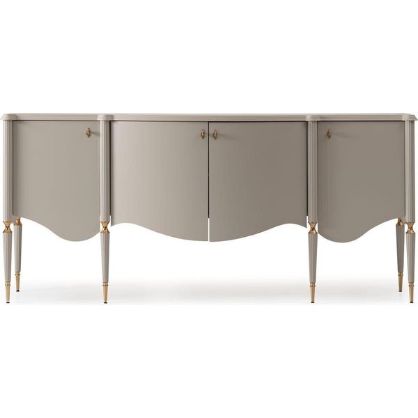 Credenza Credenza Mobile Legno Beige Cassettiera Mobili Sala Da Pranzo-image