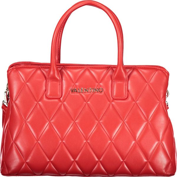 Elegante Borsa Da Donna Rossa Con Tracolla E Numerosi Scomparti-image