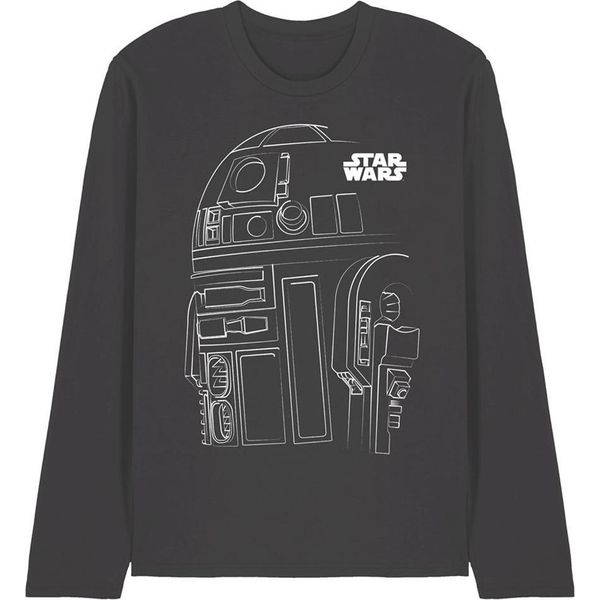 Star Wars - Maglietta Unisex Uomo/Donna A Maniche Lunghe TV28600 (L) (Carbone)-image