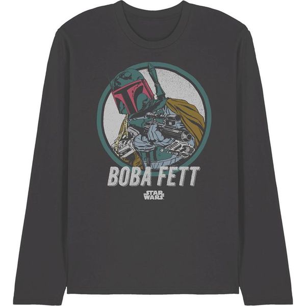 Star Wars - Maglietta Unisex Uomo/Donna A Maniche Lunghe TV28599 (Xxl) (Carbone)-image