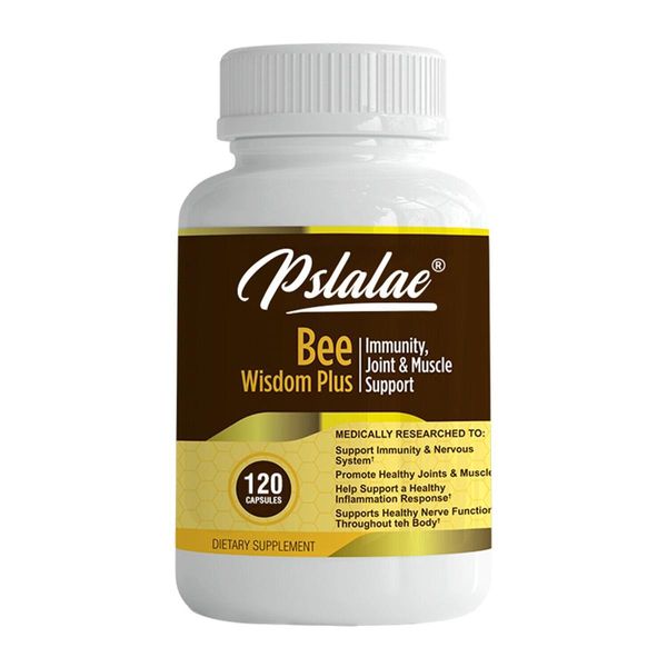 Bee Wisdom Plus (120 Capsule) Integratore Alimentare, Ossa, Articolazioni, Muscoli, Salute Delle Articolazioni, Disturbi Articolari-image