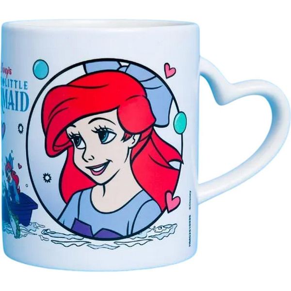 La Sirenetta - Tazza Da Caffè, Cuore TT1080 (Taglia Unica) (Bianco)-image