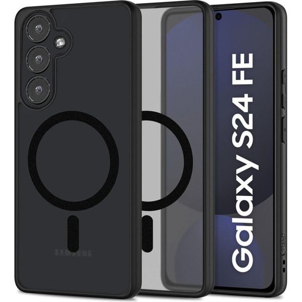 Tech-Protect Magmat Magsafe Galaxy S24 Fe Nero Opaco-image