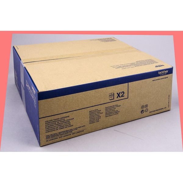 Brother Original TN329BK Toner Doppelpack Schwarz 2X 6.000 Seiten (TN-329CTWIN)-image