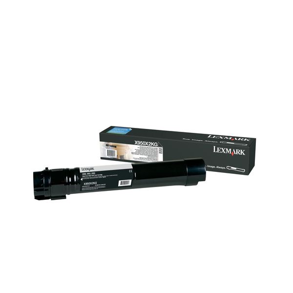 Lexmark Original Toner Standard Variante - X950 Schwarz 32.000 Seiten (X950X2KG)-image