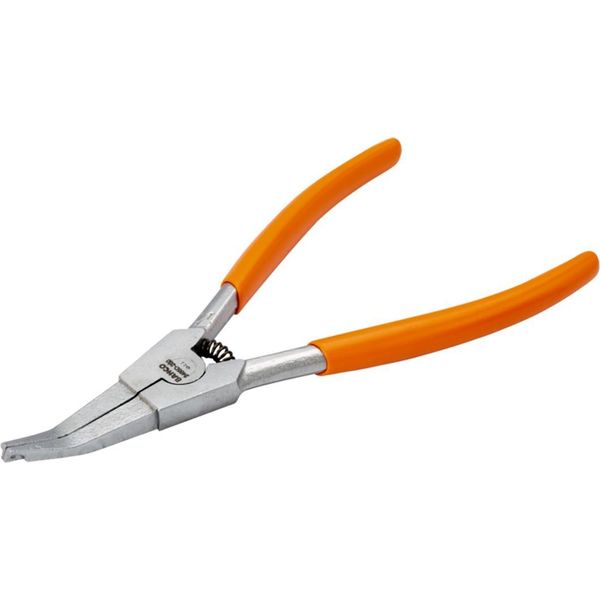 Pinza Bahco Per Anelli Di Sicurezza Esterni, Nichelata E Cromata, Impugnature Rivestite In Pvc, 200 Mm-image