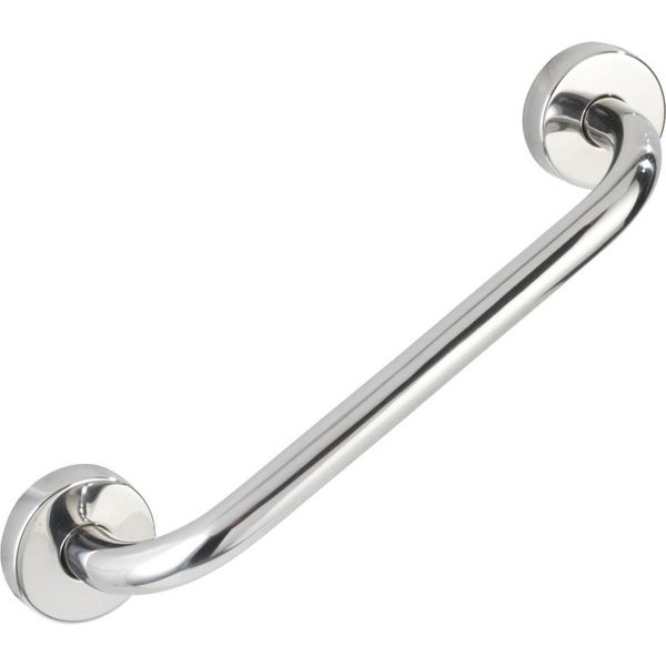 Wenko Maniglia Per Vasca Da Bagno Bosio 30,5 Cm Supporto Maniglia Per Vasca Da Bagno Aiuto All'ingresso In Acciaio Inox-image