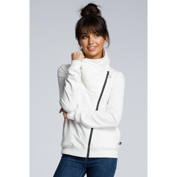 Felpa Con Zip Bewear Bunlemphius Donna B071 Ecru M-image