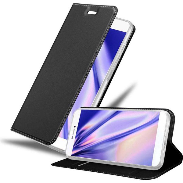 Cadorabo Custodia Per Cellulare Per Huawei P8 Custodia Protettiva In Blu Cover Etui Book Case Booklet-image
