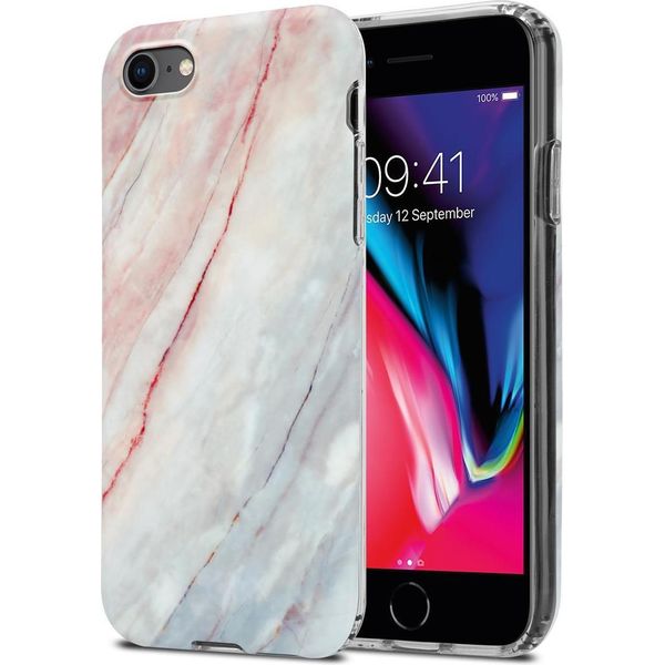 Cadorabo Custodia Protettiva Per Apple Iphone 7 / 7S / 8 / Se 2020 Custodia In Tpu Rosa Custodia Per Cellulare Custodia Cover-image
