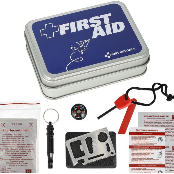 First Aid Only P-10053 First Aid Only Erste-Hilfe-Tasche To Go Ohne Din Blau-image