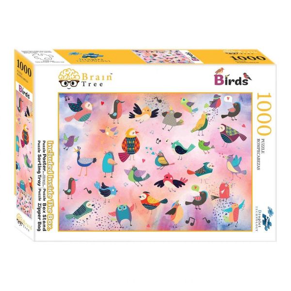 Brain Tree Puzzle Uccelli Fatati 1000 Pezzi-image
