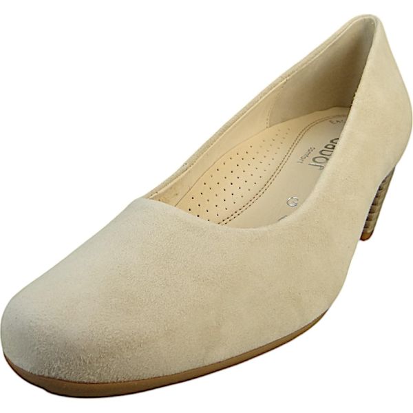 Gabor Comfort Scarpe Donna Pompe Classiche Beige Casual, Misura Della Scarpa: Eur 39 | Uk 6-image