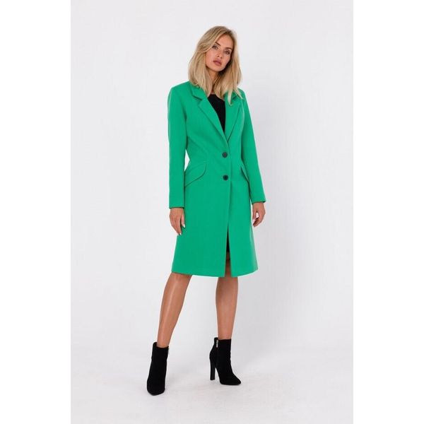 Made Of Emotion Cappotto Crombie Donna Maduna M758 Verde Chiaro M-image