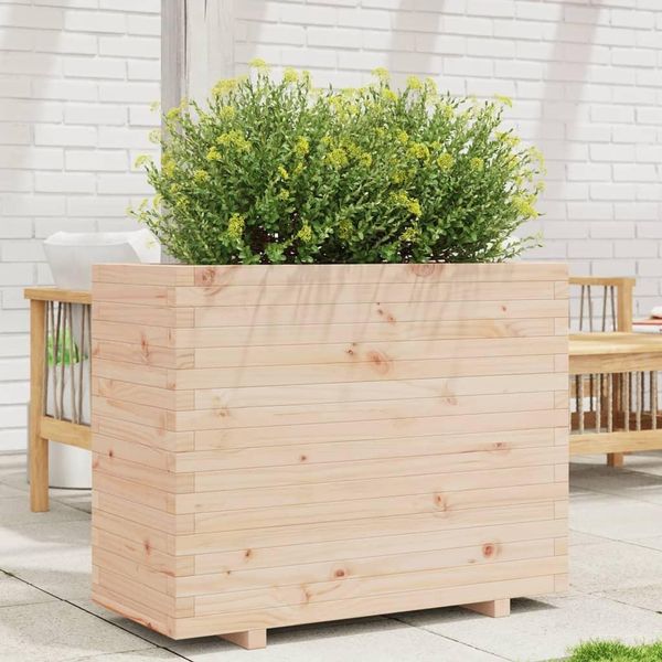 Maison Exclusive - Fioriera Da Giardino 90X40X72,5 Cm In Legno Massello Di Pino-image