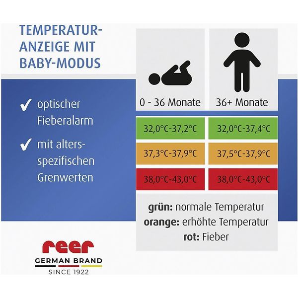 Termometro Clinico A Infrarossi Reer 3In1 Colore Eartemp-image