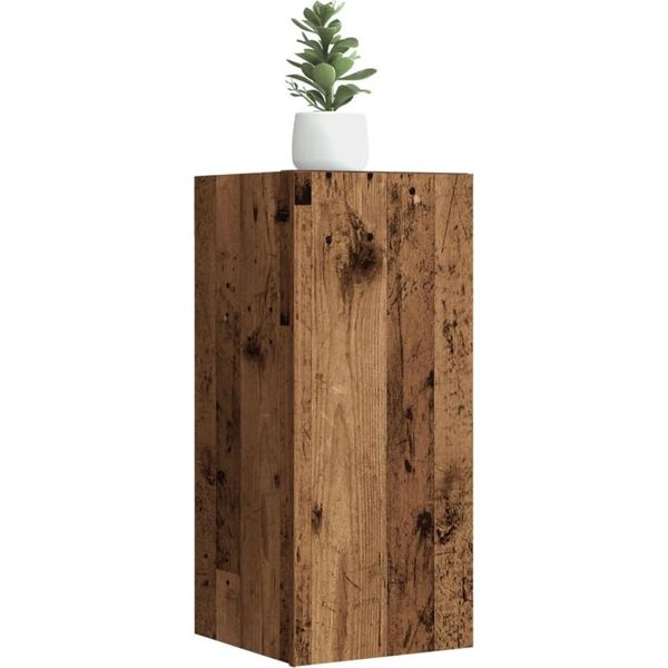 Maison Exclusive - Mobile Tv Effetto Legno Antico 30,5X30X60 Cm Materiale Ligneo-image