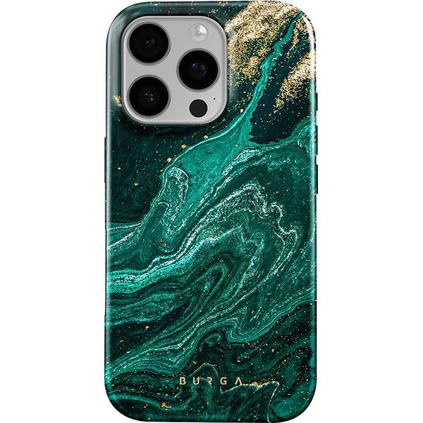 Burga, Custodia Protettiva Antiurto Per Iphone 16 Pro Max Emerald Pool, Verde Abete-image