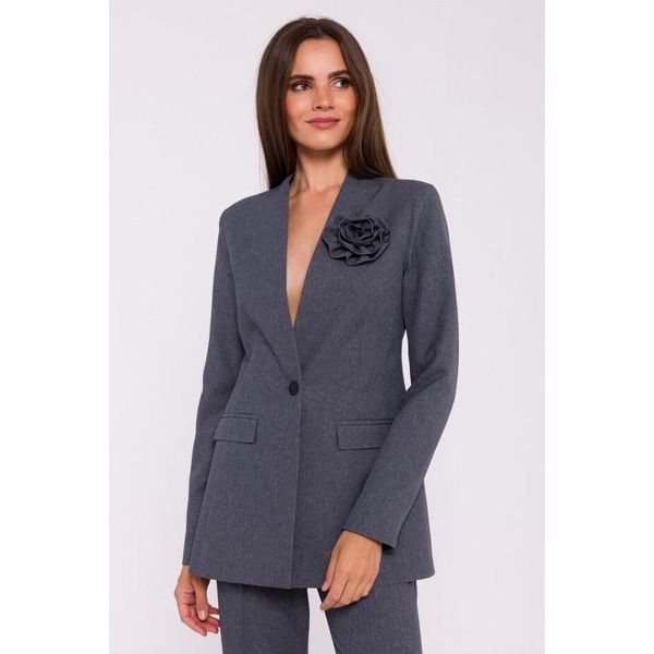 Giacca Elegante Da Donna Qudel S370 Grigio M-image
