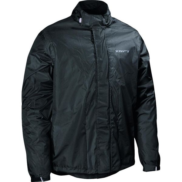 Difi Giacca Antipioggia Da Moto Fuzzy, Nero, 3XL-image