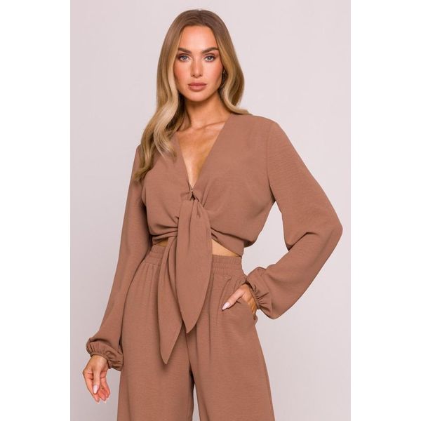 Made Of Emotion Camicetta Donna Gahevere M861 Cioccolato Xxl-image