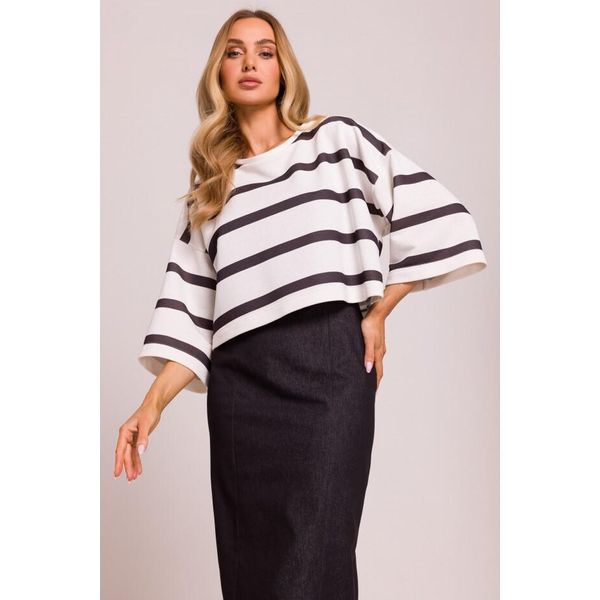 Made Of Emotion Camicetta Donna Dibra M844 Bianco S/M-image