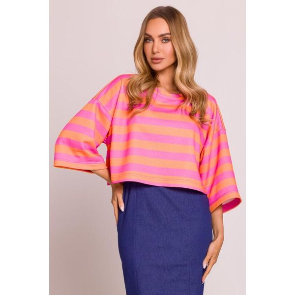 Made Of Emotion Camicetta Donna Dibra M844 Rosa L/Xl-image