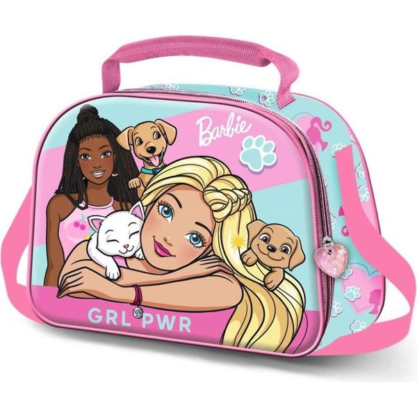 Karactermania Barbie Pets 3D Lunchtasche Rosa Rosa Rosa Taglia Unica-image