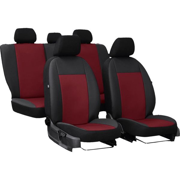 Coprisedili Auto Coprisedili Universali Per Hyundai Sonata Iv Set Rosso Scuro-image