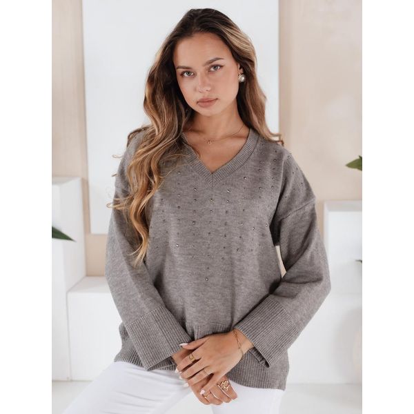 Dstreet Maglione Donna A Girocollo Veralia Grigio S/M-image
