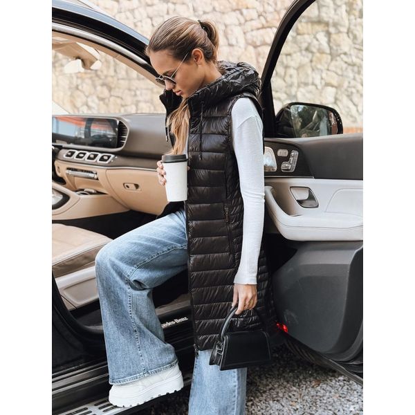 Dstreet Gilet Peper Donna Nero M-image