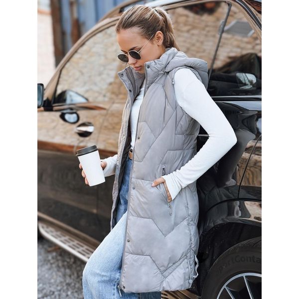 Dstreet Gilet Donna Oyu Grigio Chiaro S-image