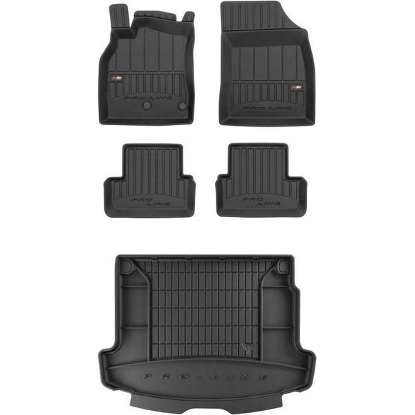 Set Tappetini In Gomma 3D Renault Megane 3 Estate 2008-2015-image
