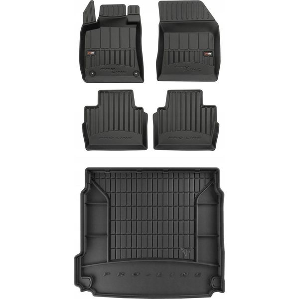 Set Tappetini In Gomma 3D Peugeot 508 2 Estate Dal 2018--image