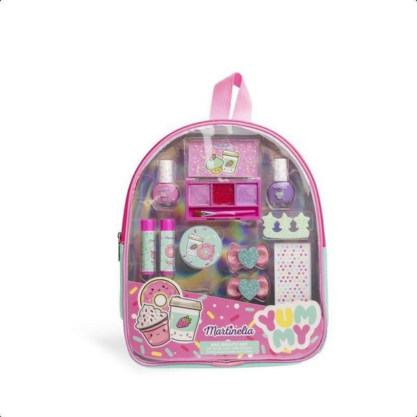 Martinelia | Set Cosmetico Per Bambini - Zaino - Balsamo Labbra 2 X 3 G - Set Regalo - Smalto 2 X 3,5 Ml-image