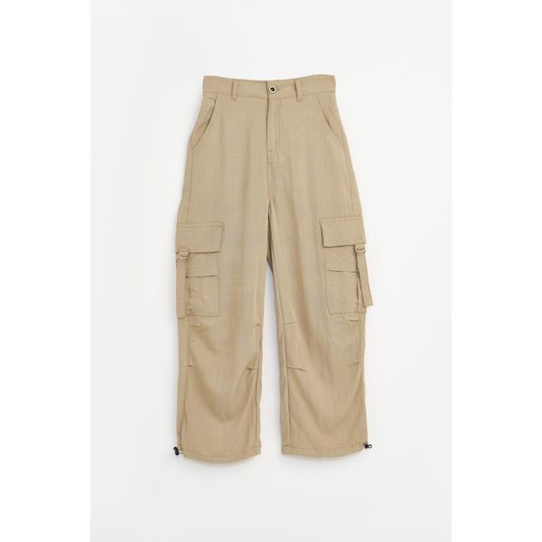 Bonito | Pantaloni Cargo Da Jogging Per Ragazzi - Taglia 152 (11-12 Anni) - Gabardina Leggera - Taglio Comodo - Ideale Per La Primavera E L'estate-image